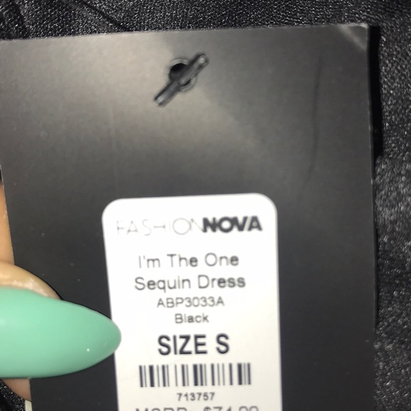 Special occasion black and gold dress - Picture 3 of 3